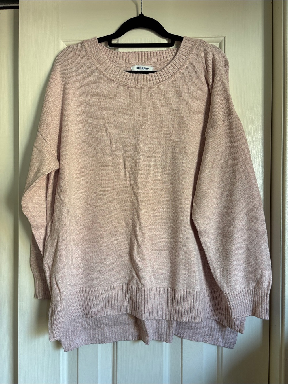 Old Navy Pale Pink Crewneck Pullover Sweater